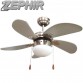 Ventilatore Da Soffitto 5 Pale Silver Zephir Zfs576s